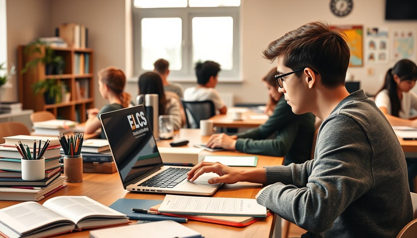 Digital learning platform with online study materials